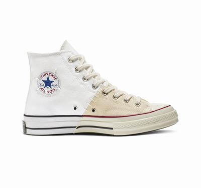 Converse Chuck 70 Restructured - Naisten Matalavartiset Tennarit - Valkoinen/Beige